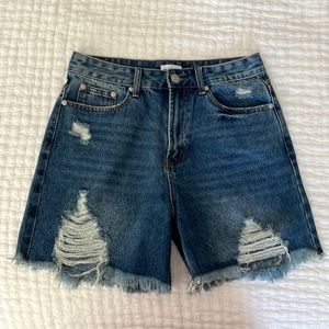 Superdown Distressed Jean Shorts size 29
